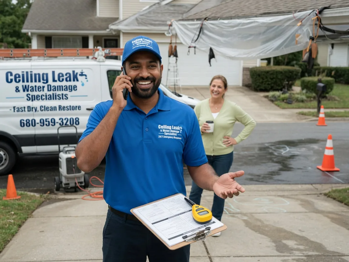 Ceiling Leak Cleanup Fremont, WI FAQs